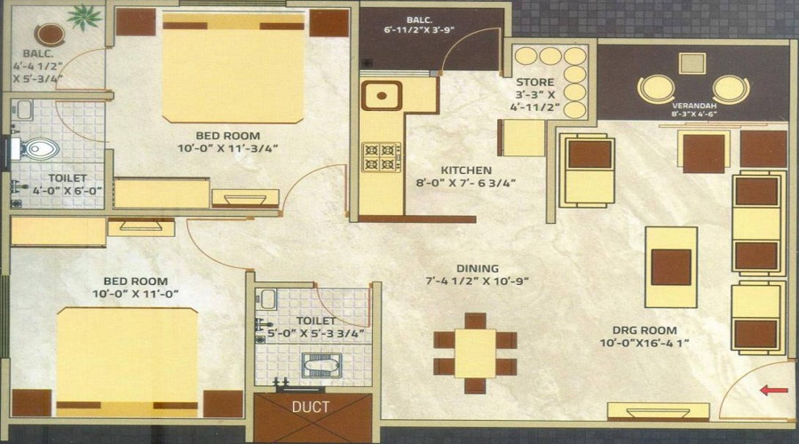 Harshdip Avadh Elegance Floor Plan