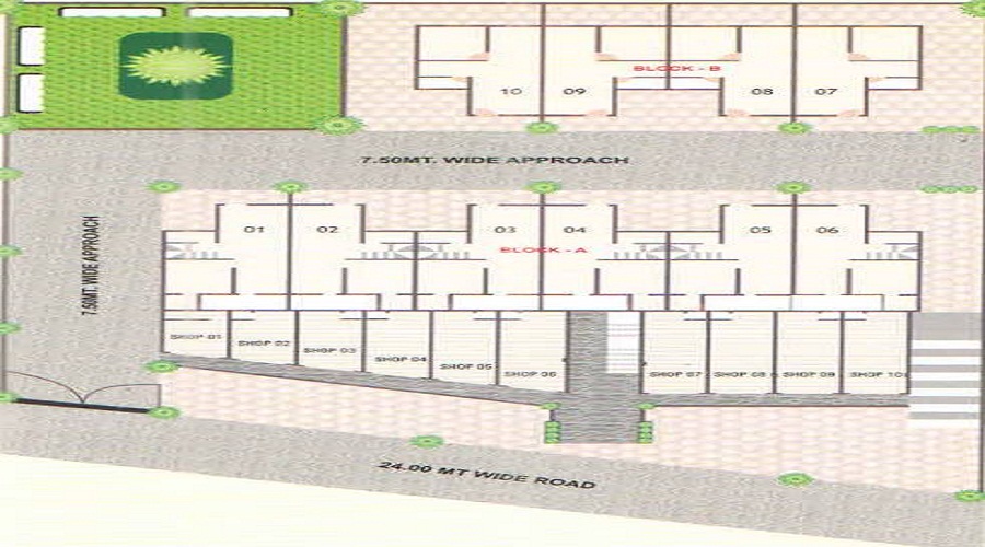 Darshilraj Neel Arcade And Bunglows Floor Plan