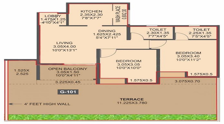 Kothari The Leaf Phase III Floor Plan