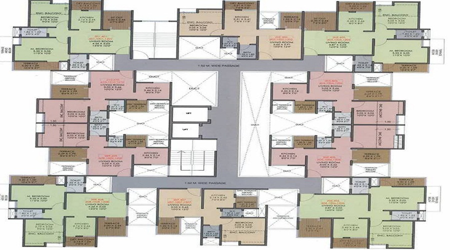 Majestique Nest Building C Floor Plan