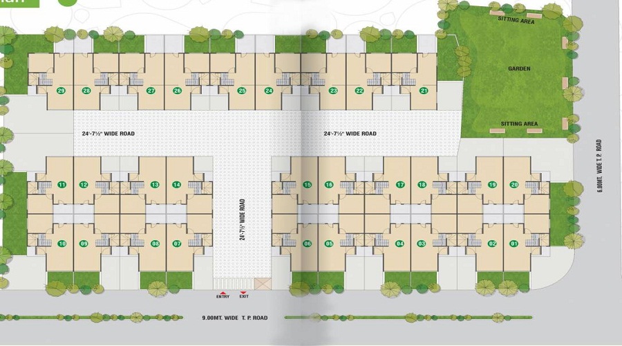 Radhekrishna Anushthan Upvan Floor Plan