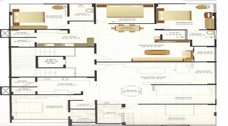 Shivam Rudra Flora Floor Plan