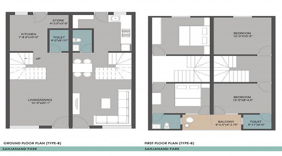 Raj Sahajanand Park Floor Plan