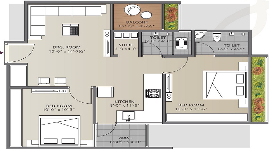 Aatrey Rudra Elegance Floor Plan