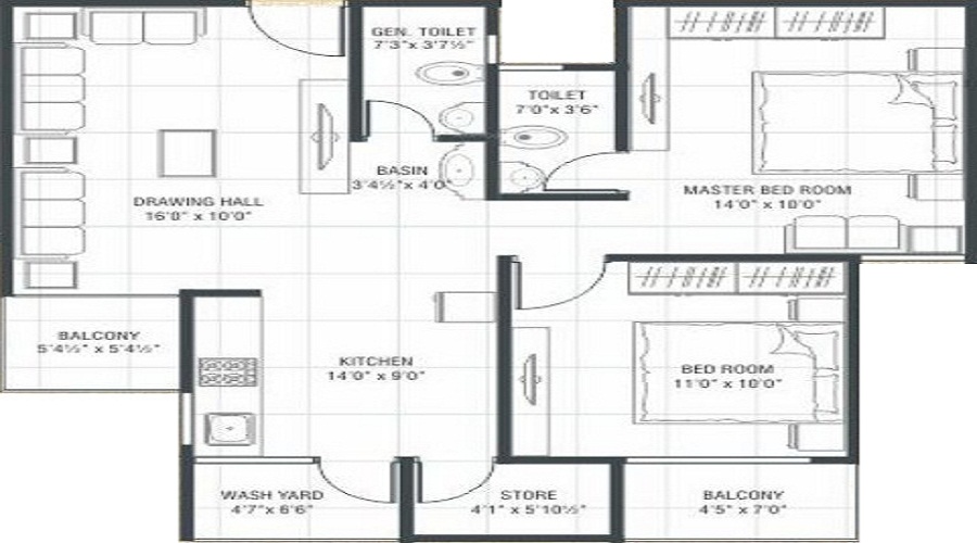 Shree Ram Residency Floor Plan