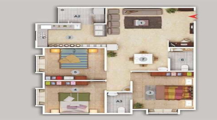 Karnavati Enclave Floor Plan