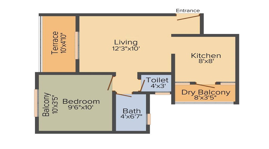 Zenith Utsav Residency Phase II Wagholi Floor Plan