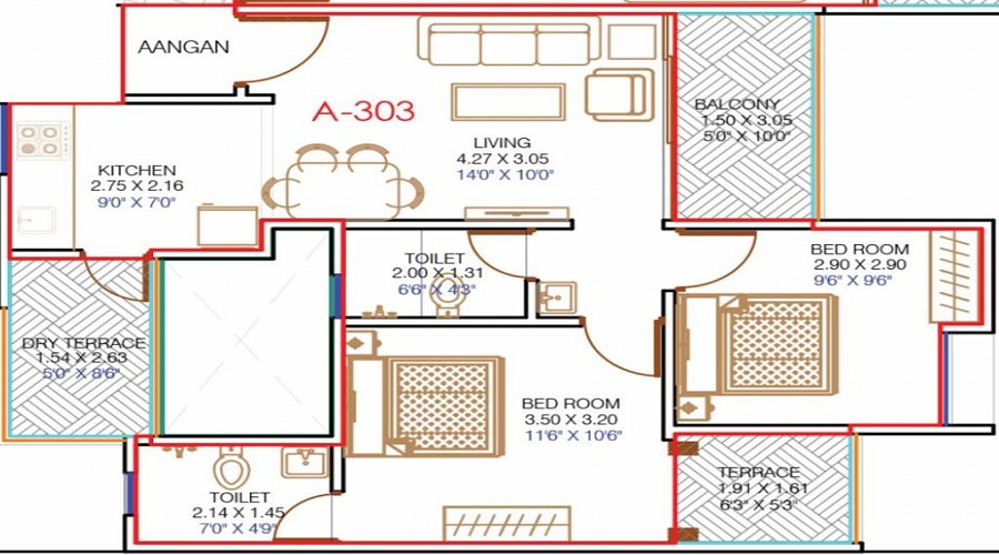 Yash Florencia Floor Plan