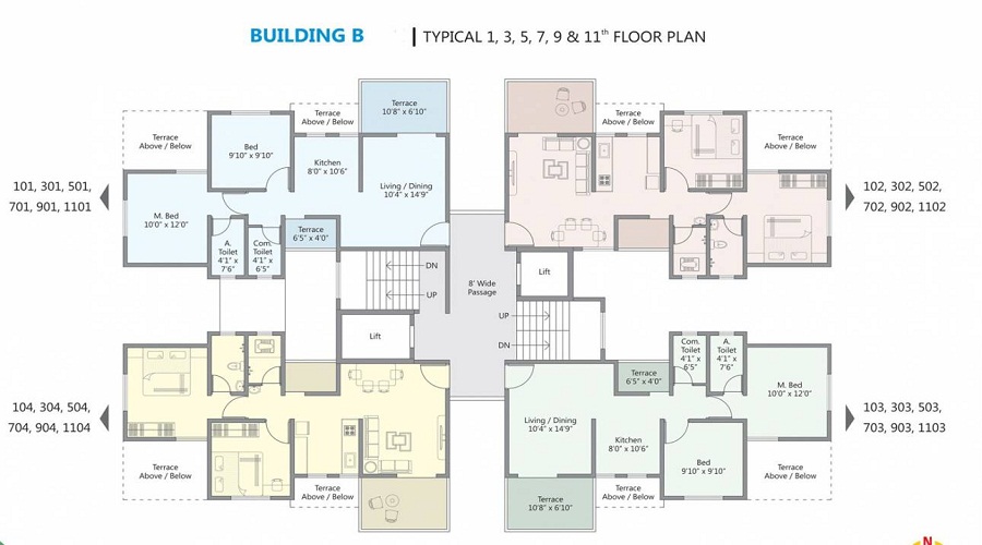 GT Mangal Vishwa Phase 2 Pune Floor Plan