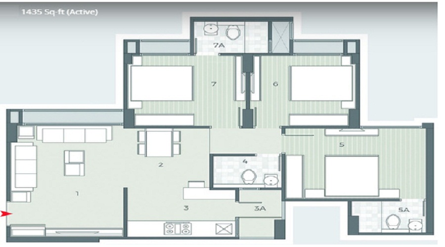 DR Praharsh Highland Floor Plan