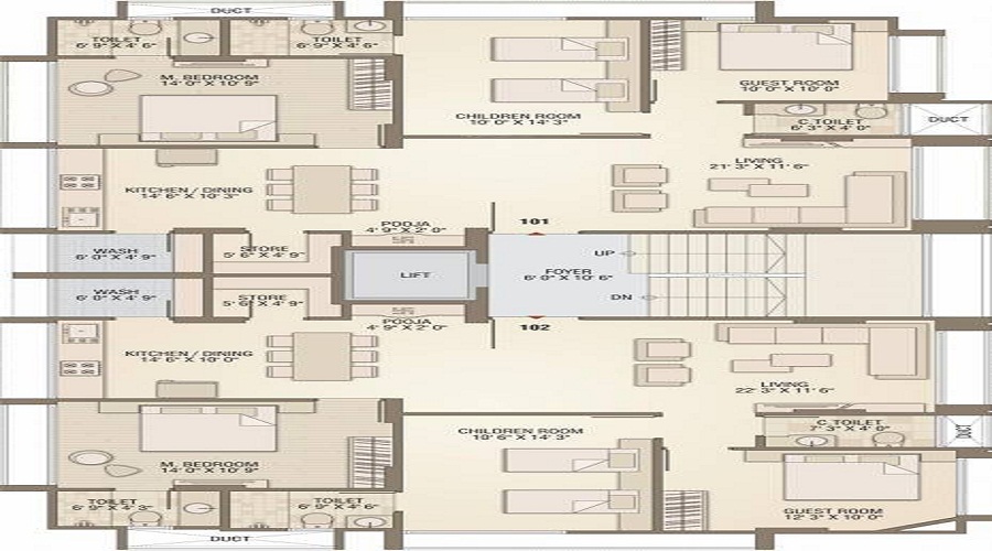 Shivam Navkar Apartment Floor Plan
