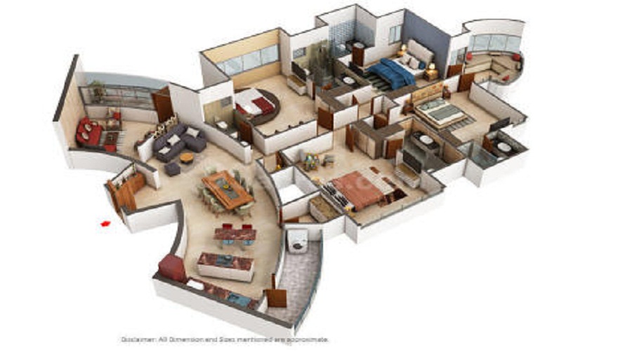 Dwarkesh Radiance Floor Plan