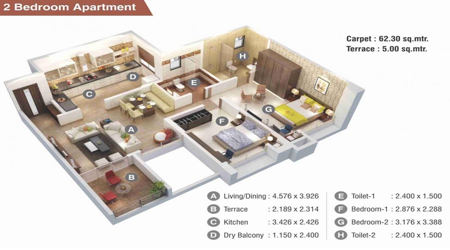 Kumar Picasso O Floor Plan