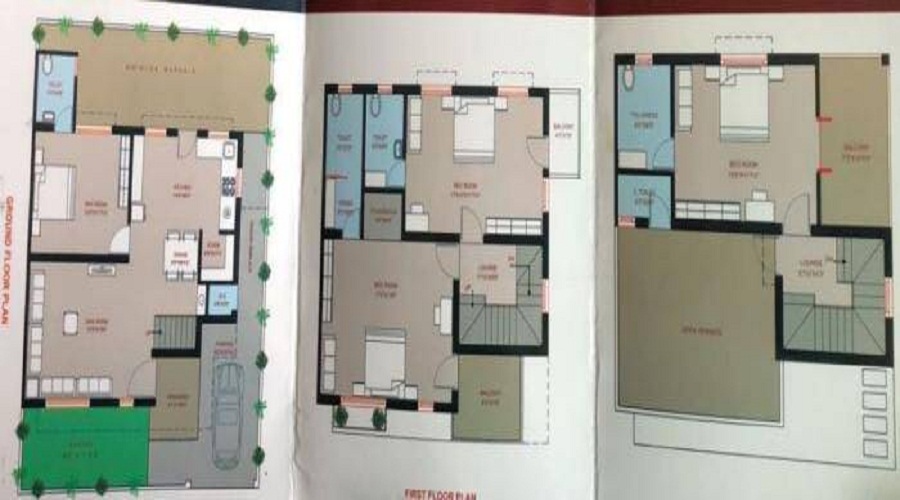 Dev Gajanand Bunglows Floor Plan