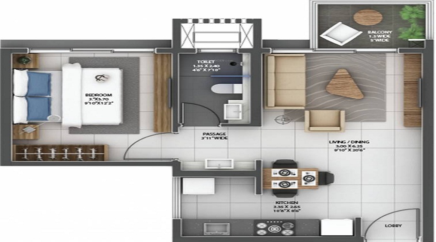Amanora Gold Towers 44 45 And 46 Floor Plan
