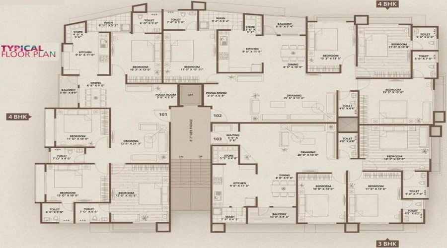 Shyam Smruti Floor Plan