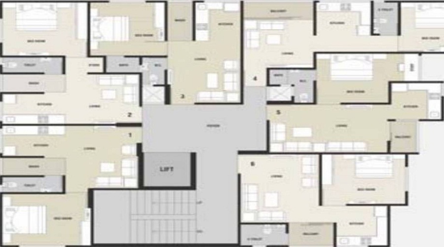 Subh Samruddhi Residency Floor Plan