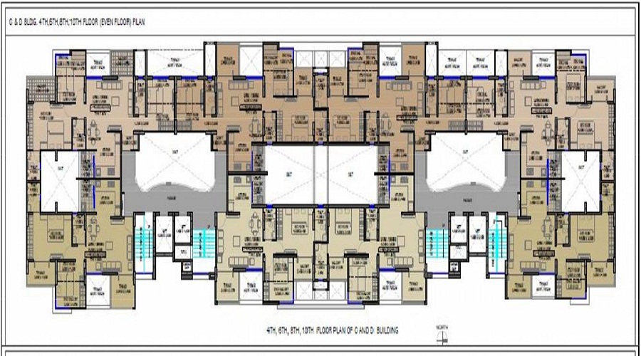 Sonigara Twin Towers Floor Plan