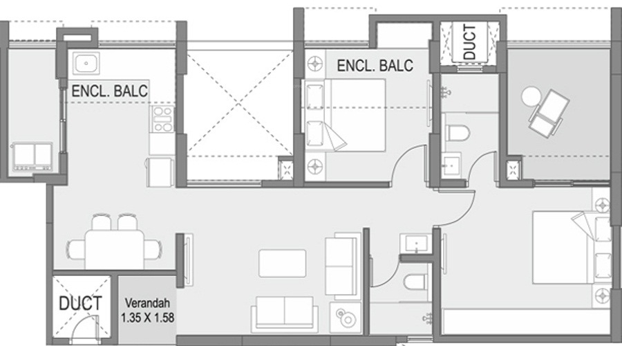 Saarrthi Savvy Homes II Floor Plan