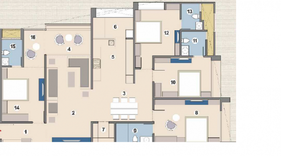 Sharnam Divya Opulence Floor Plan