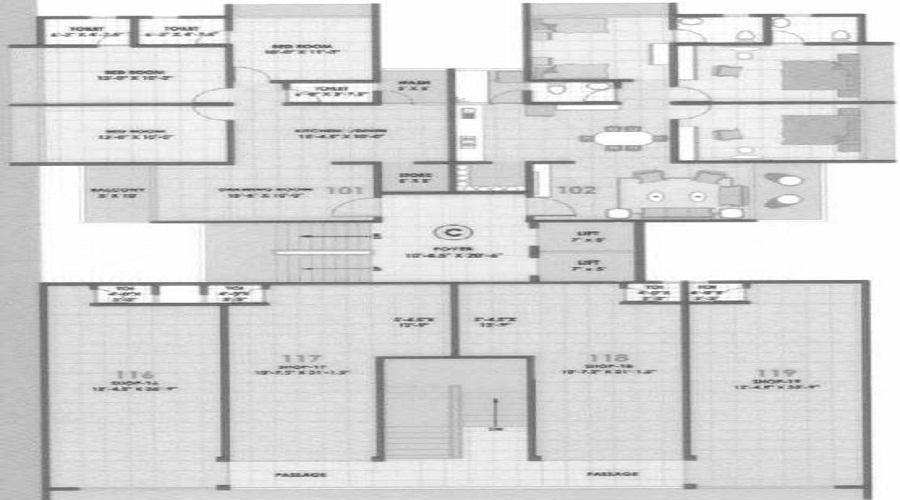 Nisarg Deval Gurukrupa Floor Plan