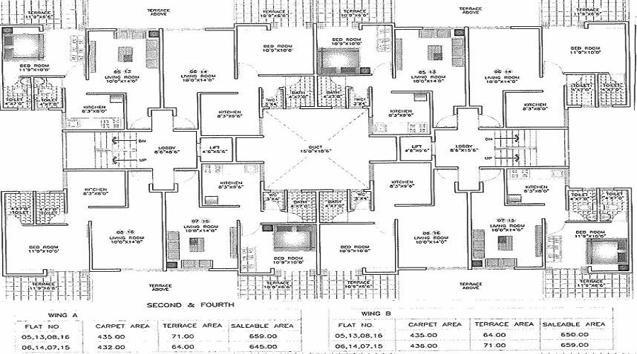 Orient Shivam Lotus Building A3 Floor Plan