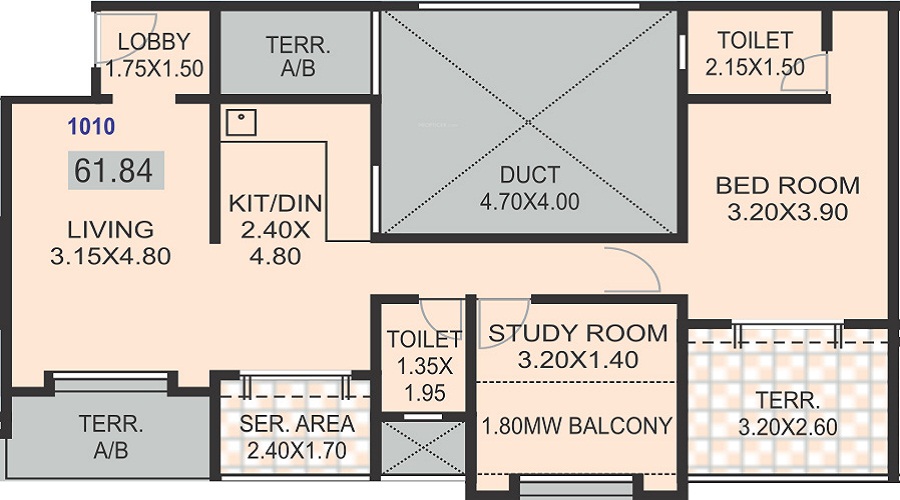 Garve Omega Paradise Wing L Phase 2 Floor Plan
