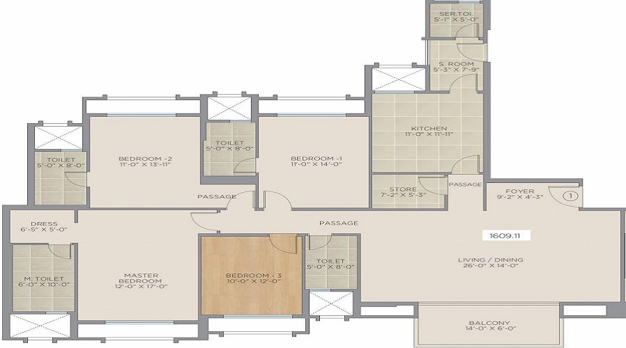 Hiranandani Glendale Floor Plan