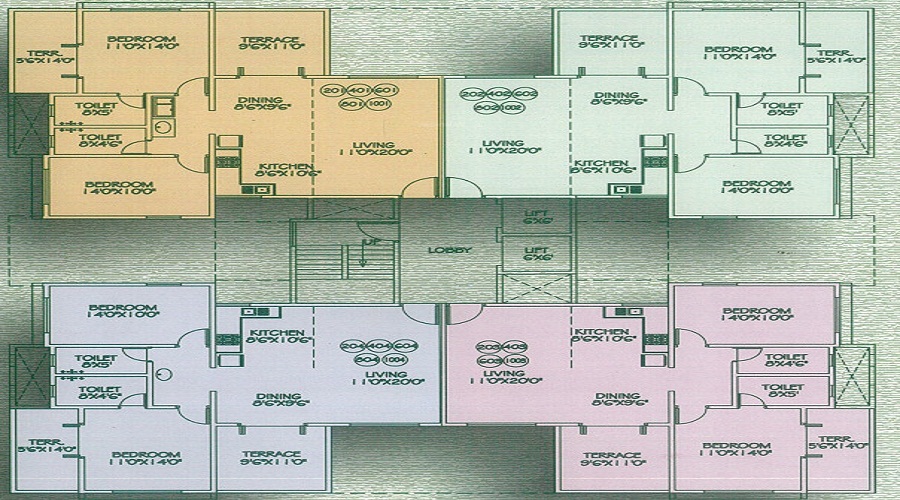 Sattadhar Dev Darshan Residency Floor Plan
