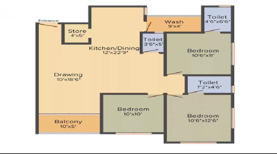 Bhojani Sukruti Santakaram Floor Plan