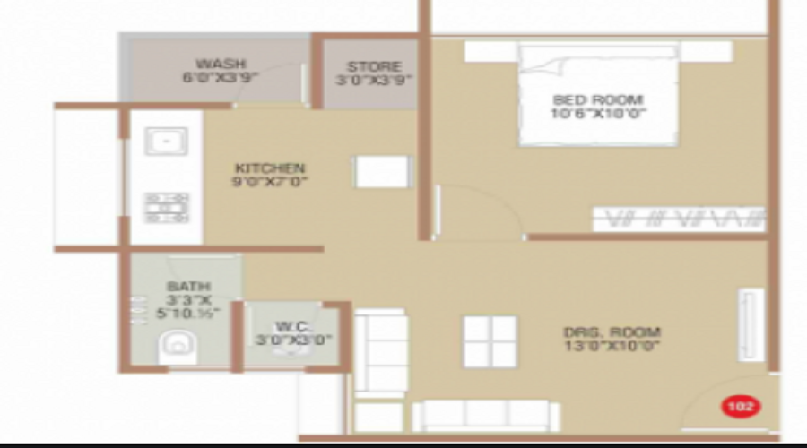 Ishwar Panchratna Flora Floor Plan