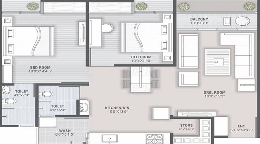 Rushabhdev Pramukh Park Floor Plan