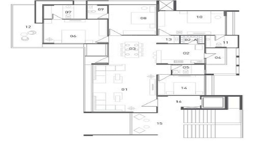 B Desai Group Anutham Floor Plan