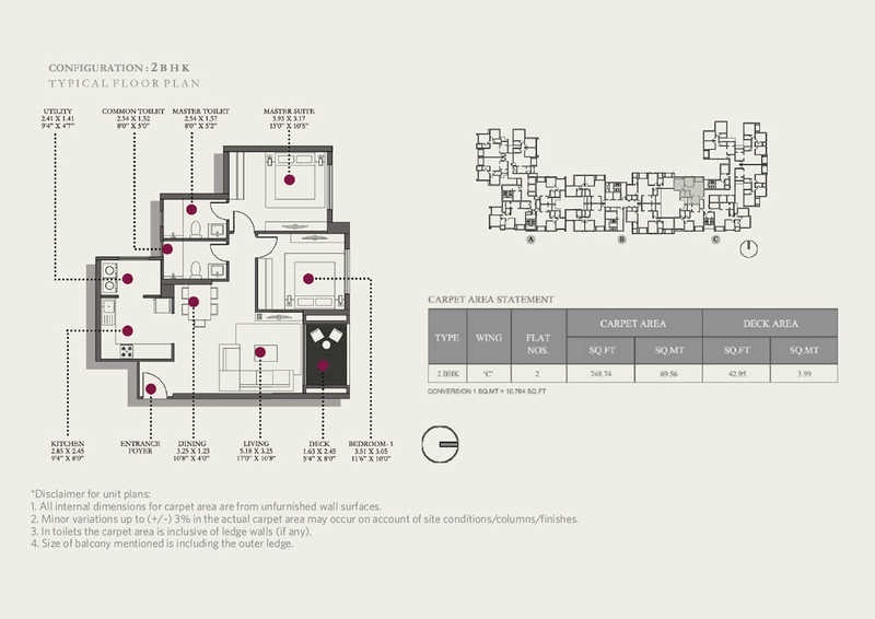 Hiranandani Codename Milestone Floor Plan