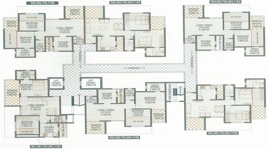 Suyog Space Phase I Floor Plan