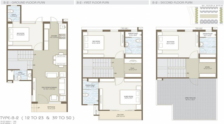 Takshashila Raghav Bunglaws Floor Plan