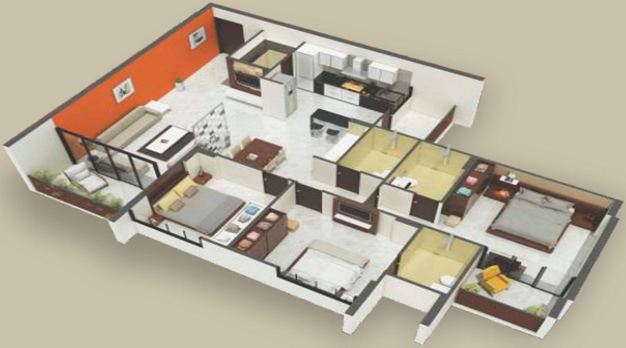 Aaryan Developers Impulse Floor Plan