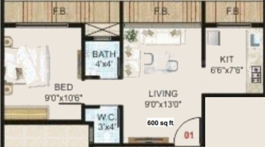 Shree Jalpa Shyama Residency Floor Plan