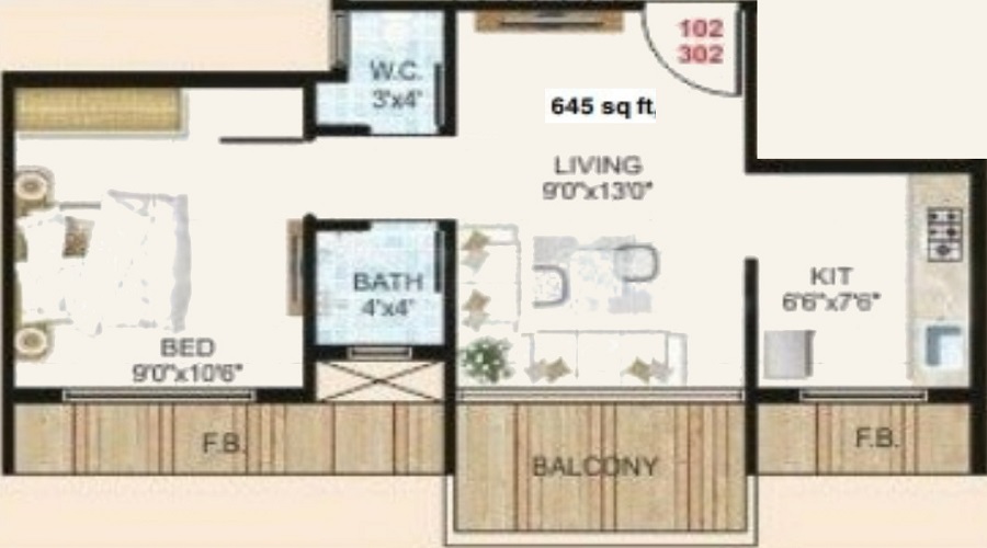 Shree Jalpa Shyama Residency Floor Plan