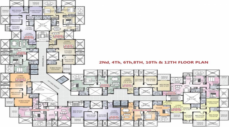 Nirman Akash Raj Phase One Floor Plan