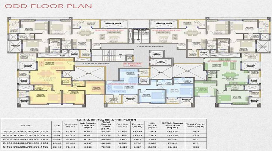 Shashwati Reflections Building B Floor Plan