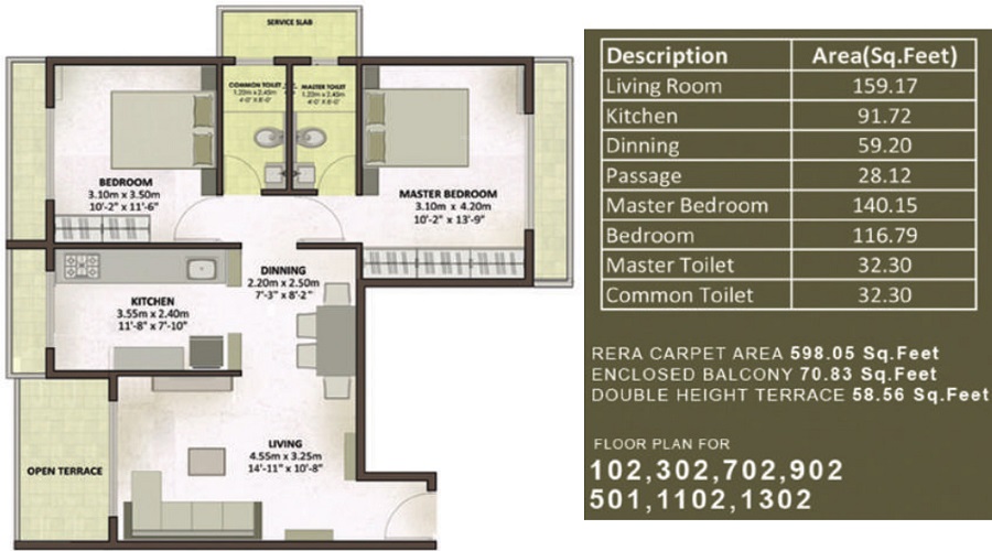Pacific Flora Floor Plan
