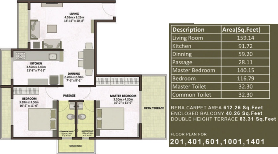 Pacific Flora Floor Plan