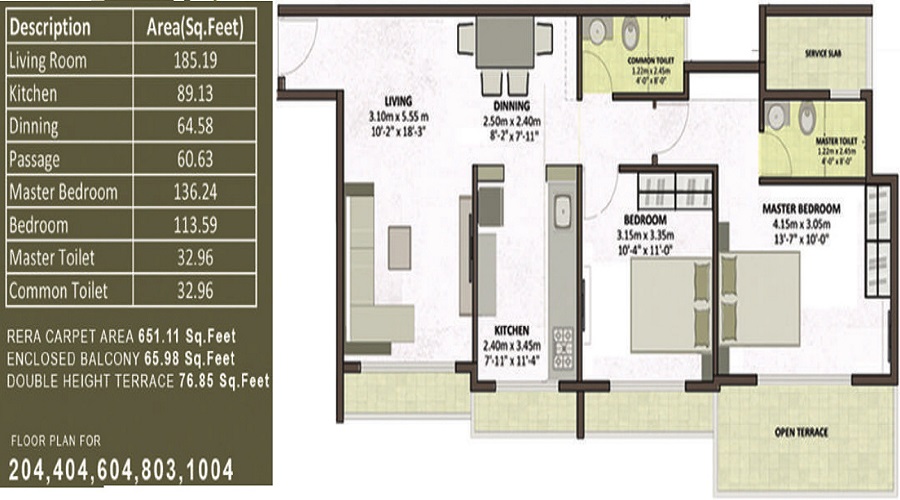 Pacific Flora Floor Plan