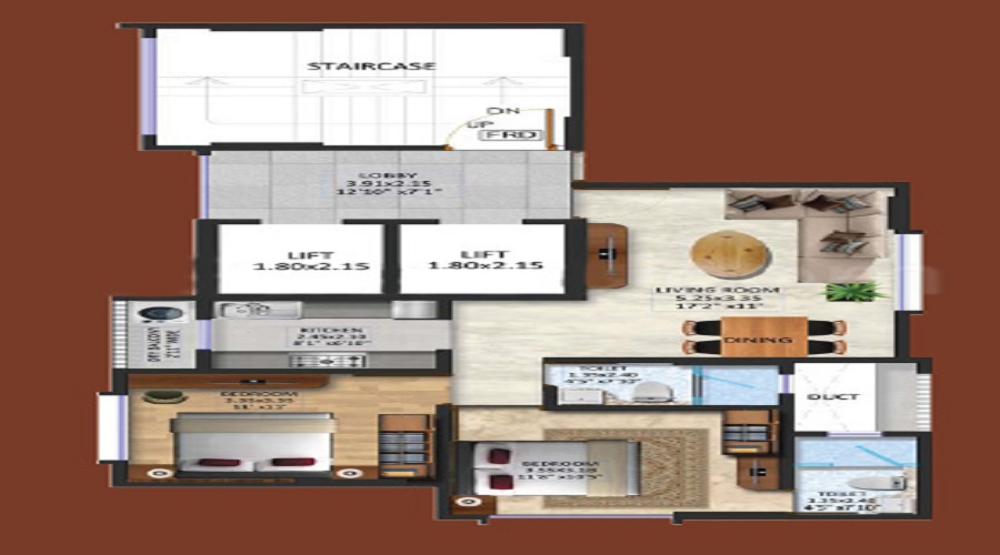 Garodia Girivan Shivkunj Floor Plan