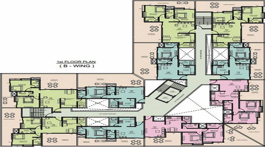Abhiman Associates Blithe Icon Wing B Floor Plan