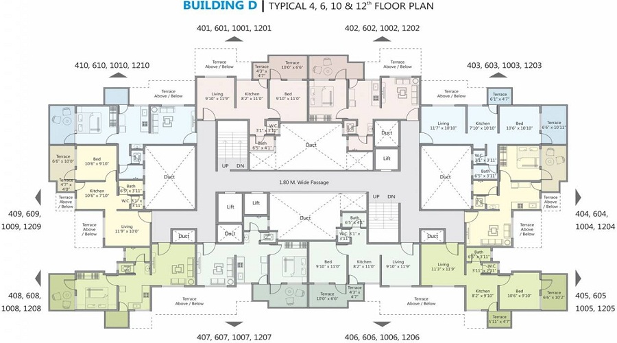 GT Mangal Vishwa Phase 1 Floor Plan