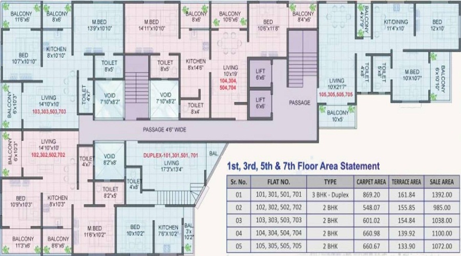 Samruddhi Varsha Floor Plan