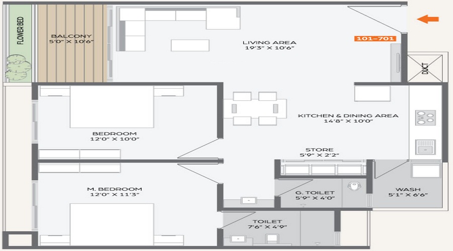 Bansari Height Floor Plan