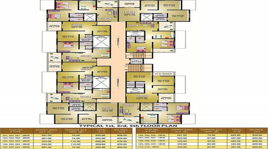 Kailas Kute Sukhvastu Floor Plan